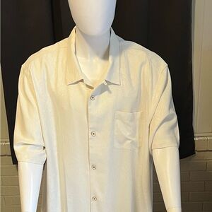 Tommy Bahama Cream Casual Button Down Shirt